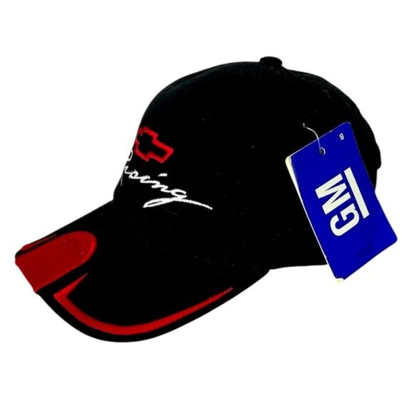 NASCAR Chevrolet Racing Cap Trucker Baseball Hat Black Red Unisex Adult One SZ - Picture 3 of 16